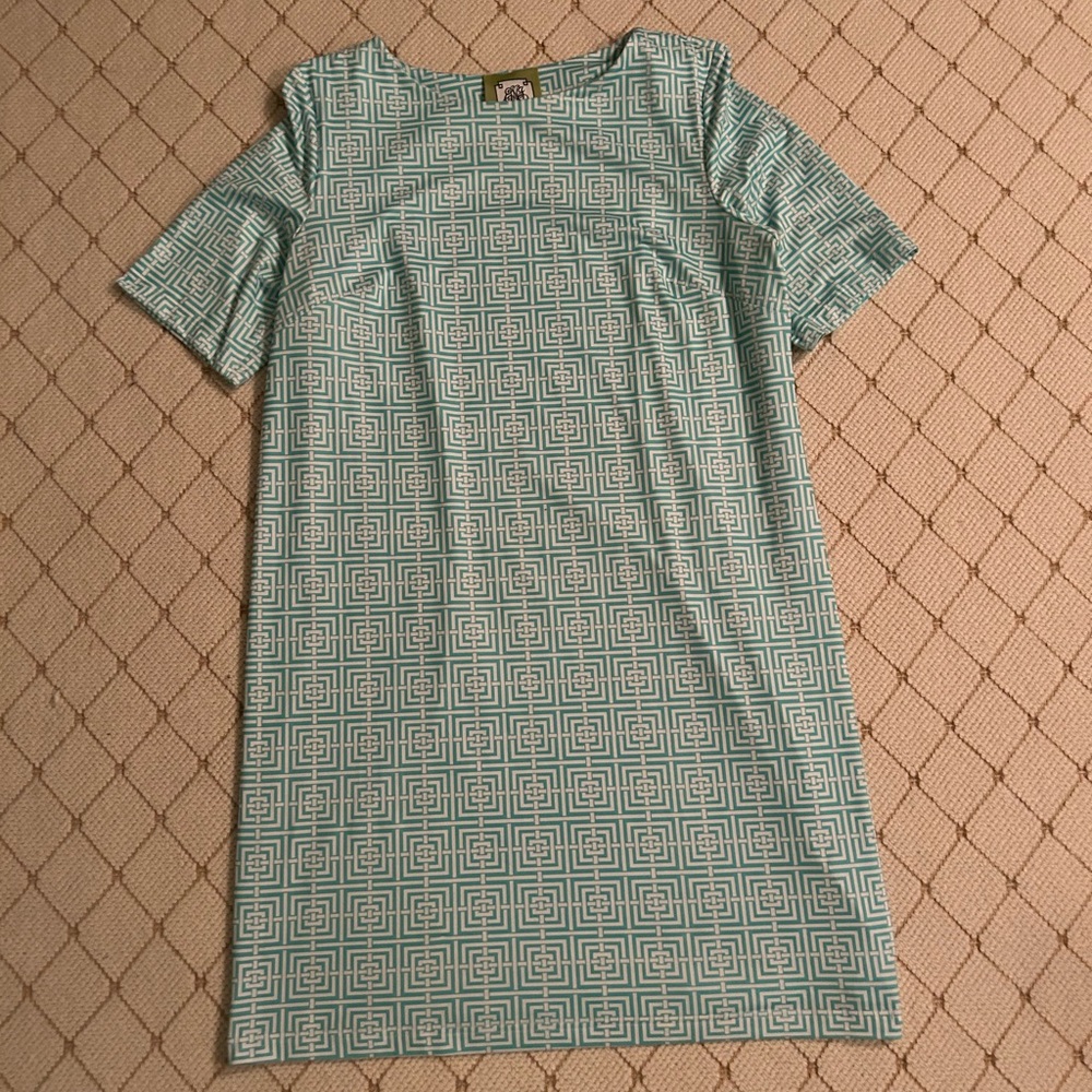 Elizabeth McKay womens dress xl light turquoise